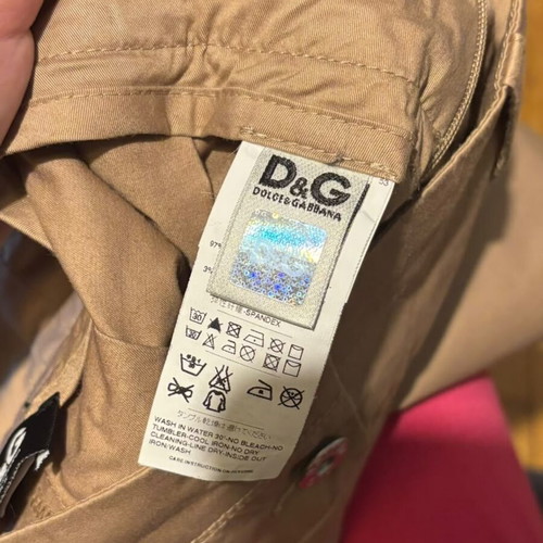 Dolce & Gabbana high-waisted shorts like new, beige, size XS