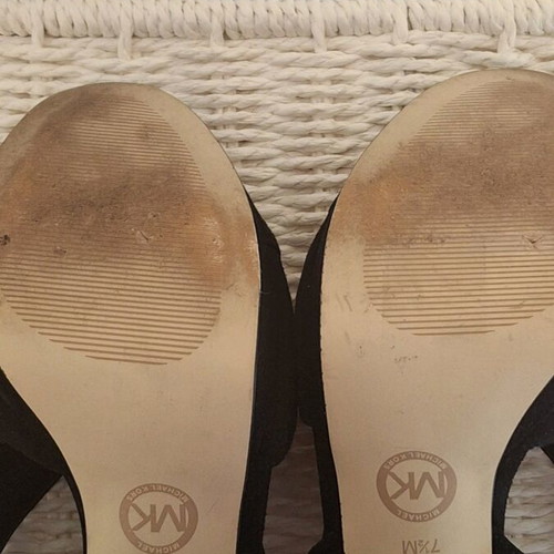 Michael Kors leather sandals like new, size 38, black