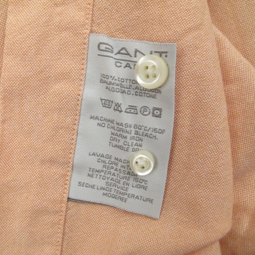 Gant University Oxford men's shirt 2XL orange cotton like new