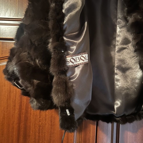 Sable furs cape like new, brown