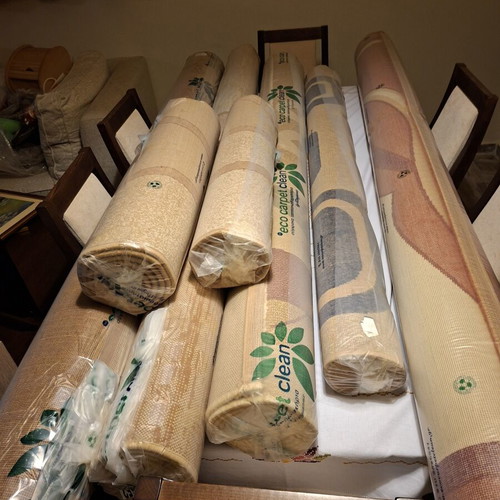 Set of 7 high-quality rugs, various sizes, sealed like new