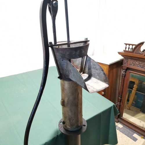 Pump from garden used for well water extraction, 1874