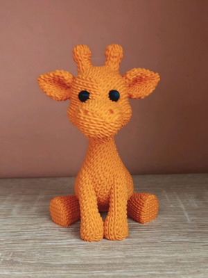 3D printed giraffe toy new