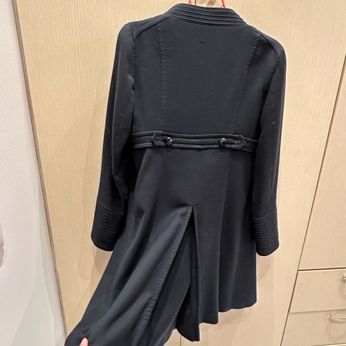 Zara light coat small navy blue used