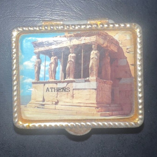 Bronze Acropolis Athens decoration, rare 1960s