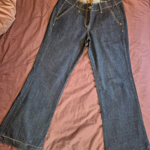 Attrattivo jeans bell-bottom size M like new, blue