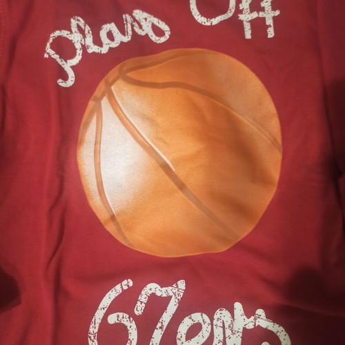 Alouette boys' t-shirt red basketball design size 3 years new
