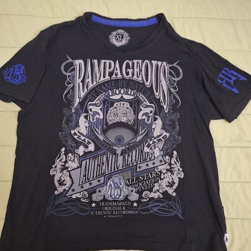 Rampageous T-shirt size XL like new, black