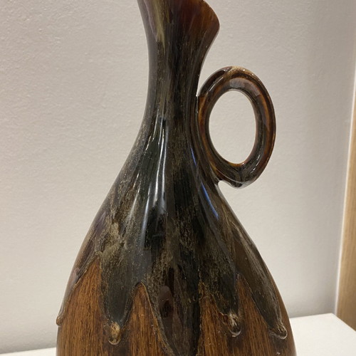 Decorative ceramic vase used, height 37cm