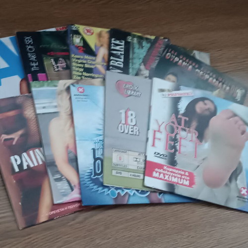 Erotic movies DVD set, 10 films