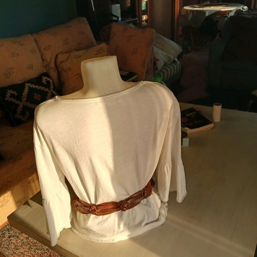 Liu Jo leather boho belt brown like new, size M