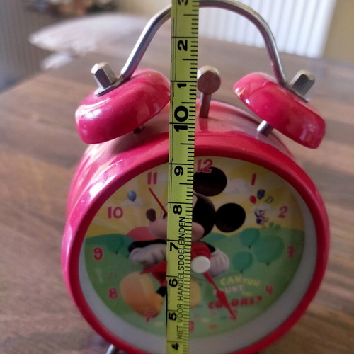 Mickey Mouse analog table clock used