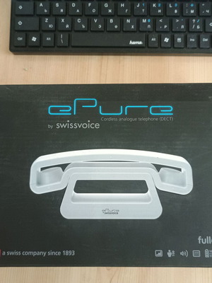 Swiss Voice ePure cordless phone new, white
