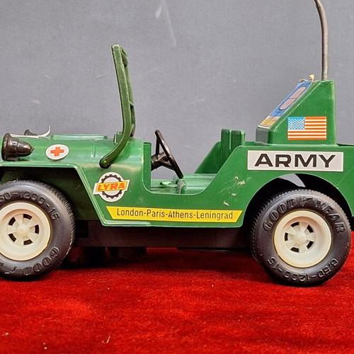 Army Jeep toy by LYRA with box