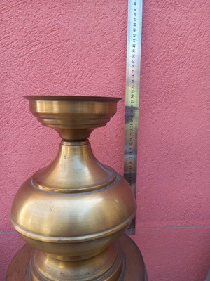 Table lamp metal with new E14 socket used