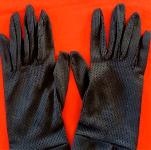 Γάντια μαύρα "δίχτυ μεγ.S