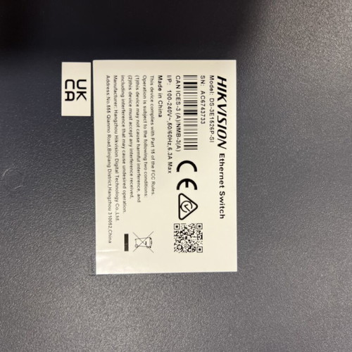 Hikvision DS-3E1526P-SI Gigabit Switch like new