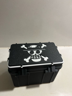 3D Printed One Piece Storage Box Luffy Skull new