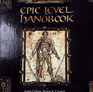 Epic Level Handbook AD&D Rules Book Pen and Paper Game Fantasy Tabletop