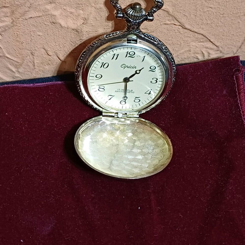 Opicin 17 JEVELS pocket watch like new, men's