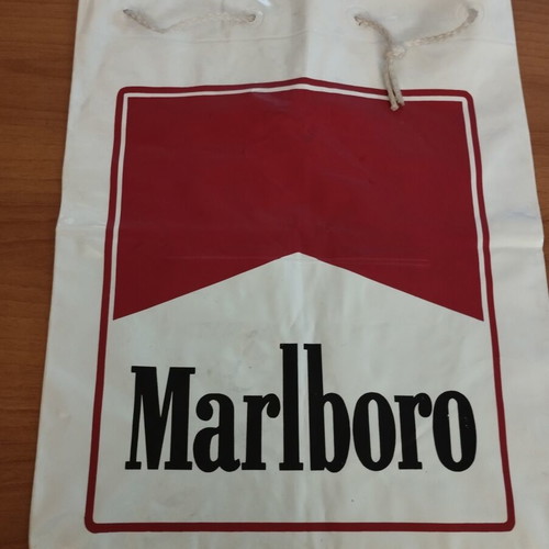 Marlboro vintage beach bag pillow used