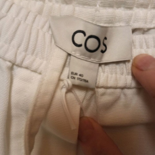 COS N40 White Wide Trousers New