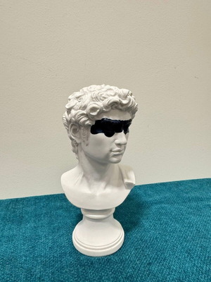 David bust decoration new, plaster