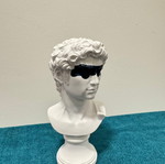 David bust decoration new, plaster