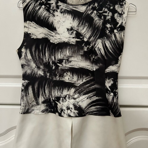 ZARA top black and white size S like new