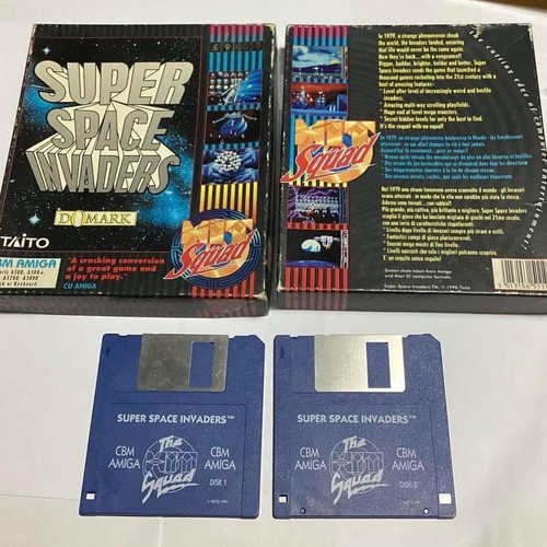 Amiga Super Space Invaders used without manual, untested