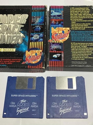 Amiga Super Space Invaders used without manual, untested