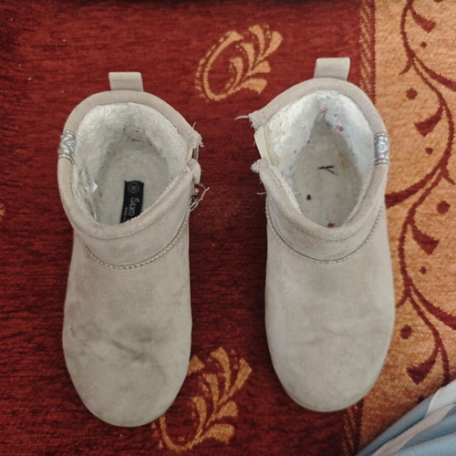 Saxo Blues children's boots size 30 like new, white beige