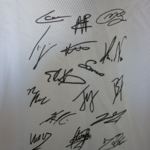 Panathinaikos basketball jersey 2025-2026 Adidas XL new, signed print