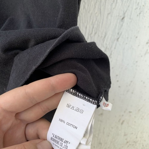 Bape T-shirt M like new, black, Metallica inspired graphics
