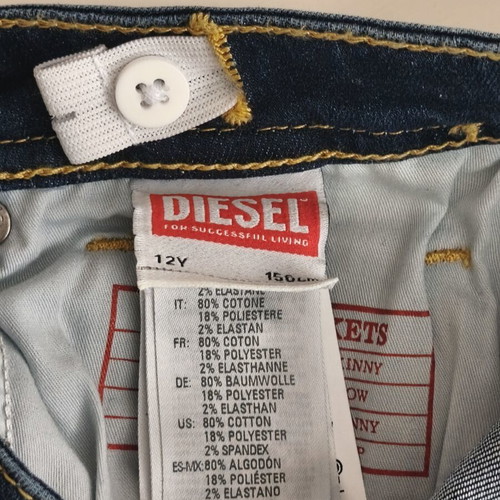 Diesel cotton jeans premium edition blue size 152 cm new
