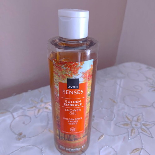Avon Senses Golden Embrace shower gel new 250ml