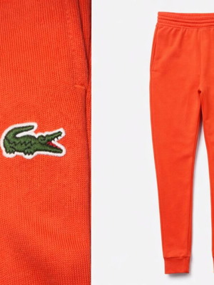 Lacoste φόρμα αφόρετη Slim Fit 2XL πορτοκαλί