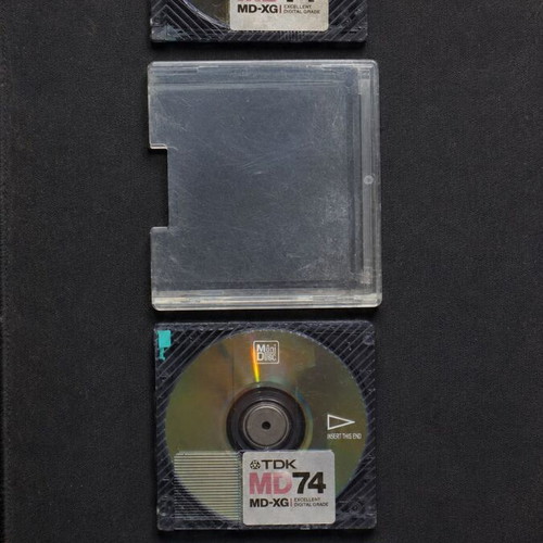 MiniDisc MD 74 minutes used, pack of 14 with cases