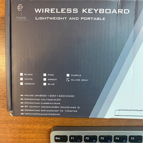 Keyboard and mouse set new with USB operation