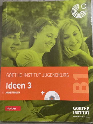 Βιβλίο εκμάθησης Γερμανικών Goethe Institut Jugendkurs Ideen 3 Arbeitsbuch σαν καινούργιο με 2 CD