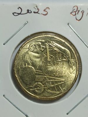 Australia 1 Dollar 2025 UNC aluminium bronze coin new