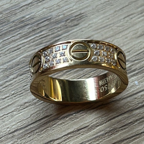 Gold-Plated Ring new, perfect model