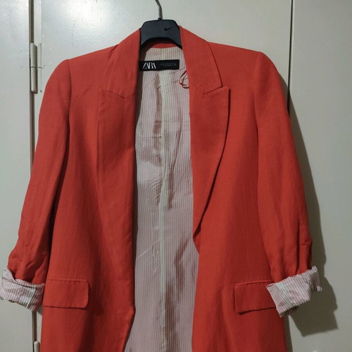 Zara blazer red-coral XS like new