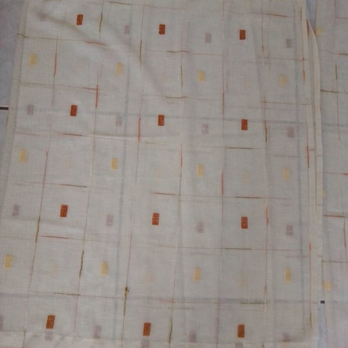Fabric curtains used, set of 2 different sizes