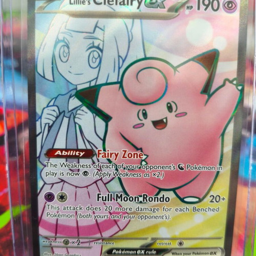 Pokémon TCG Lillie's Clefairy ex card like new
