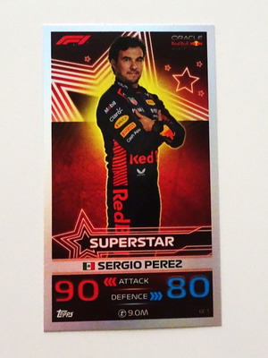 Topps F1 Turbo Attax 2023 Formula 1 - GC1 Sergio Perez Giant Card