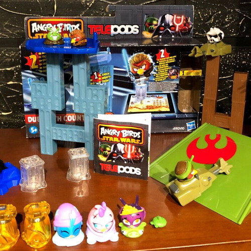 Angry Birds Star Wars Telepods collection like new with extra figures