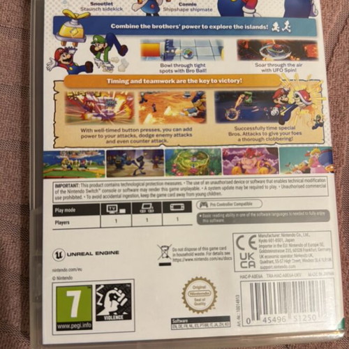 Mario & Luigi Brothership Nintendo Switch game like new