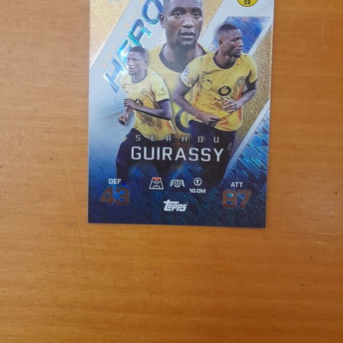 Topps Card Match Ataxx Hero Serhou Guirassy new