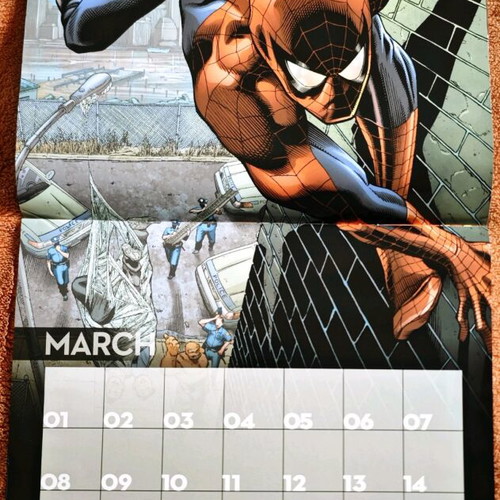 Marvel Fact Files calendar like new